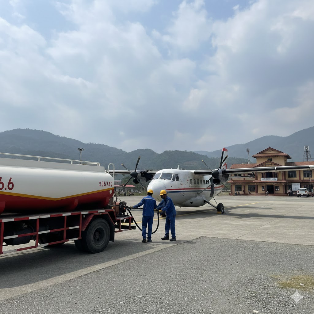 भरतपुर विमानस्थलमा हवाई इन्धन ‘रिफिलिङ’ सेवा सञ्चालनमा